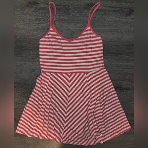 SO Pink and White Striped Dress